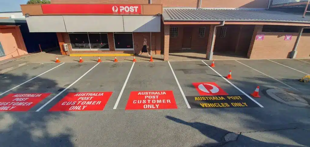 Line marking australia post brisbane