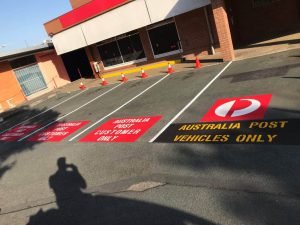 australia post parking bay